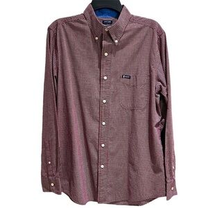 Chaps Easy Care Button Down Dress/Casual Shirt Size Medium